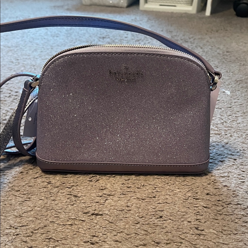 Kate Spade Glittery Lavender Crossbody Bag
